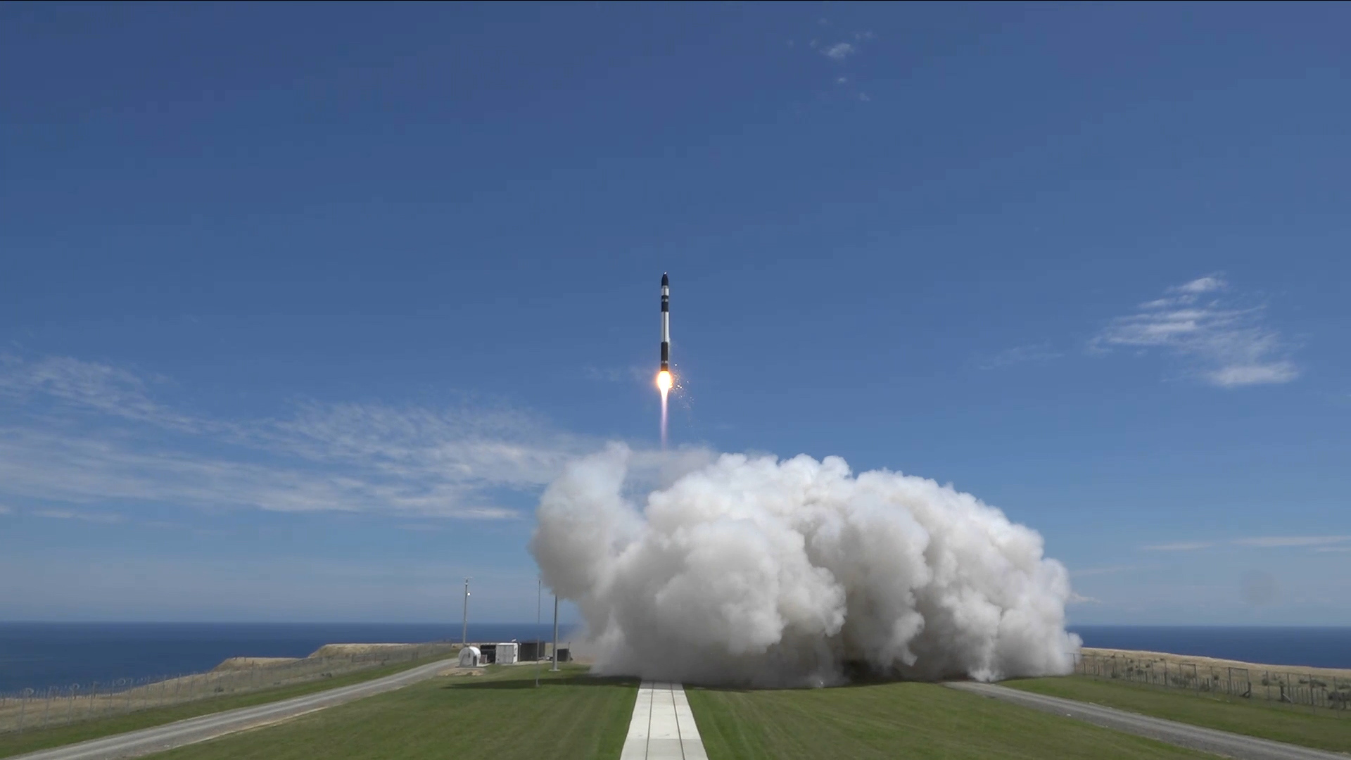 Rocket Lab Electron 'Still Testing' leaves the pad at LC-1