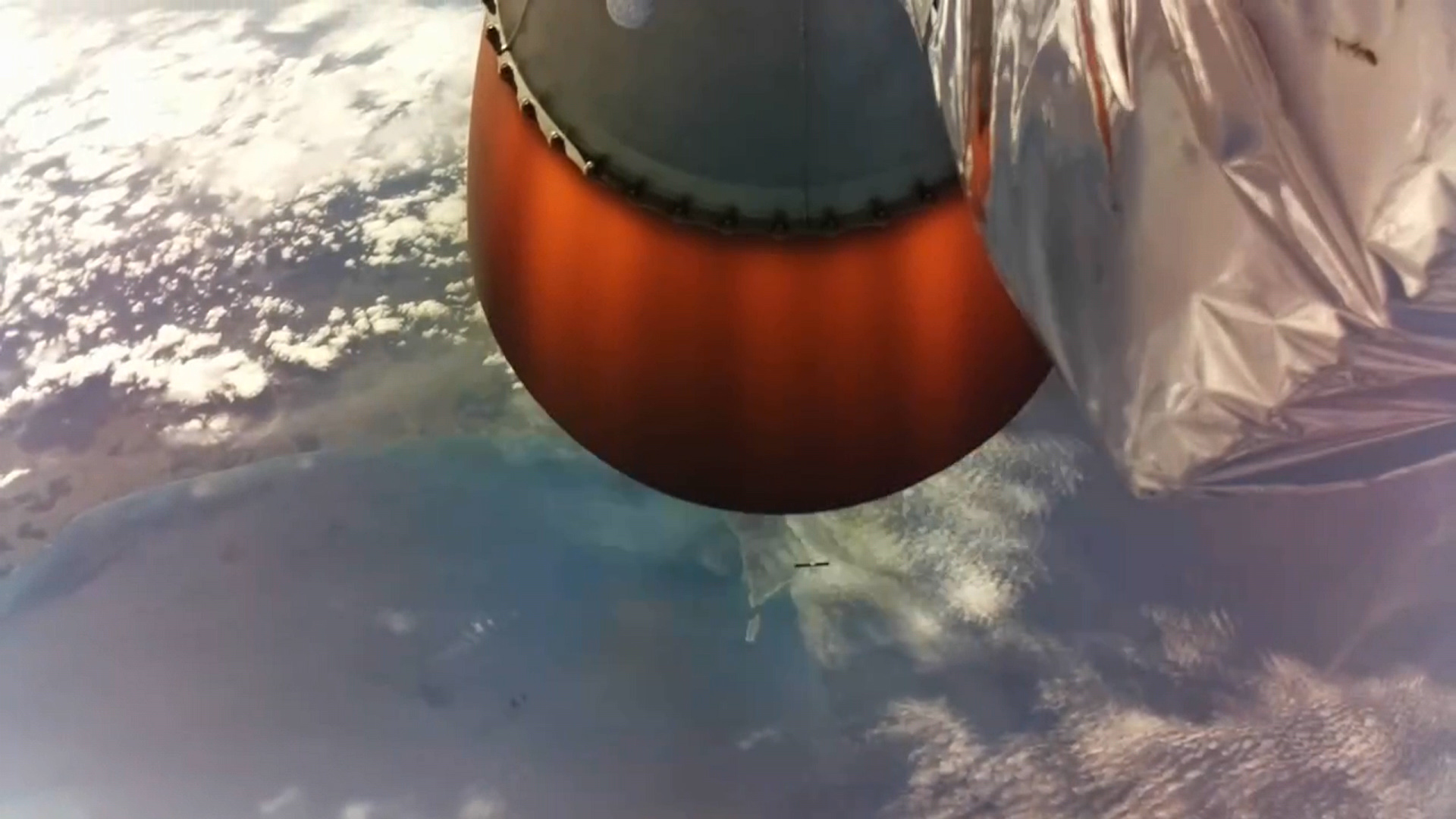 The view from Electron flight 'Still Testing'
